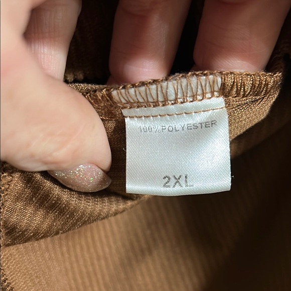 Brown Corduroy Button-Up Shirt - Picture 3 of 5